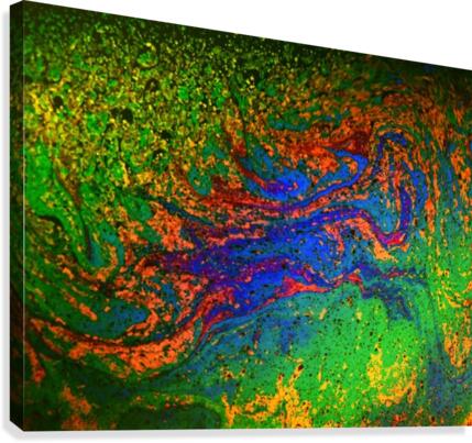 Bubbles Reimagined 68 Canvas Print