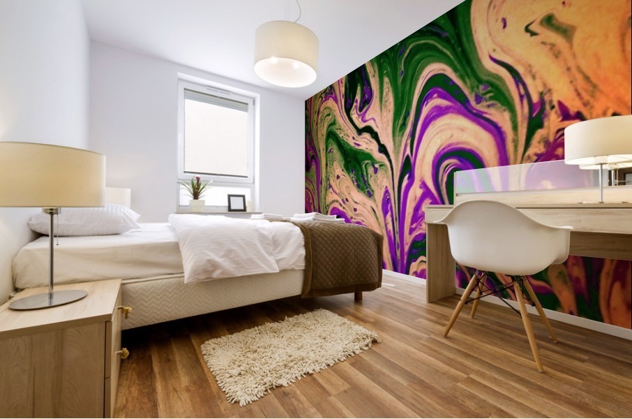 Bubbles Reimagined 63 Mural print