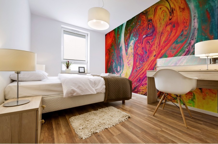 Bubbles Reimagined 34 Mural print