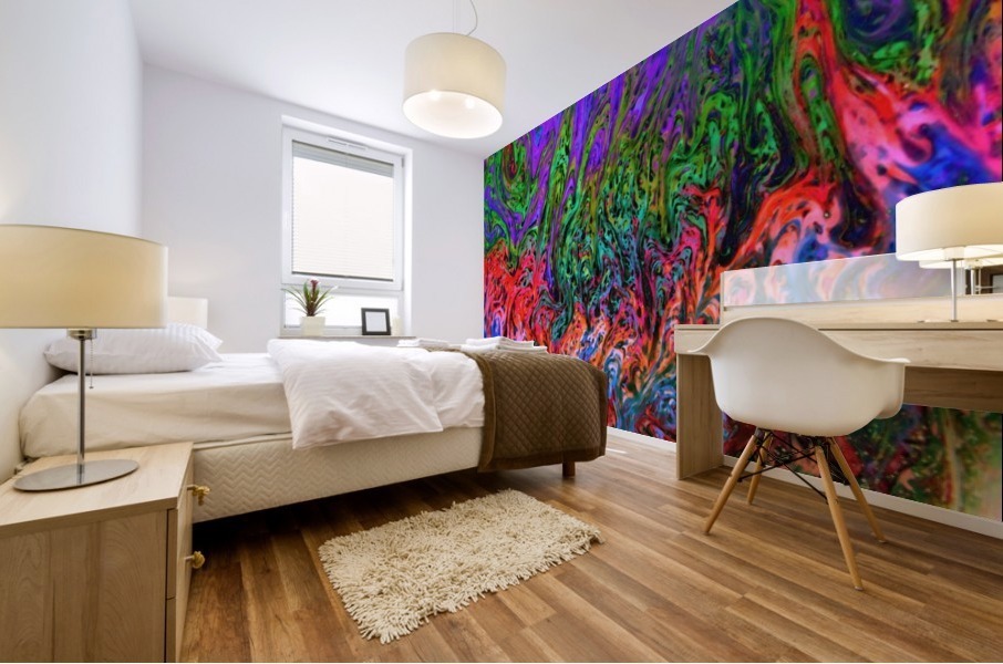 Bubbles Reimagined 33 Mural print