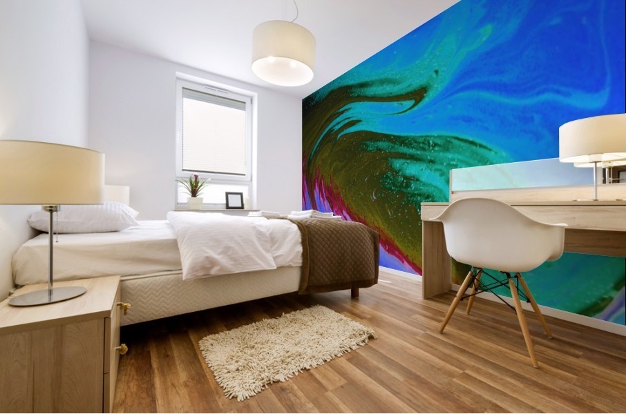 Bubbles Reimagined 17 Mural print