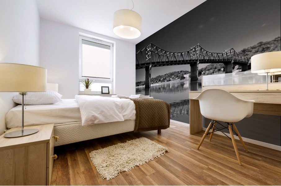 Black and White 02 Mural print