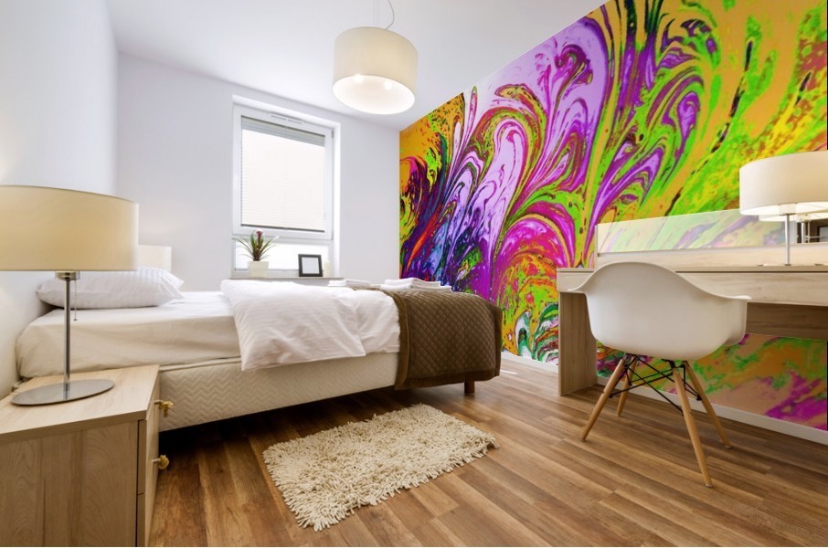 Bubbles Reimagined 83 Mural print