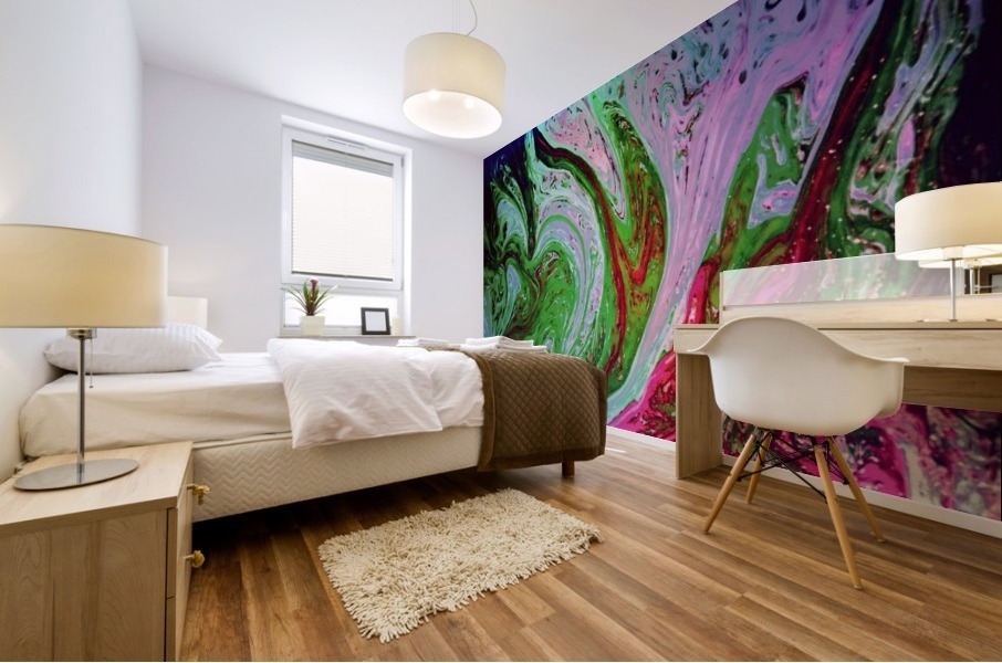Bubbles Reimagined 80 Mural print