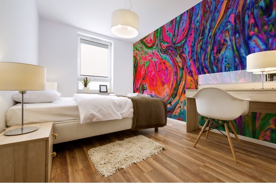 Bubbles Reimagined 72 Mural print