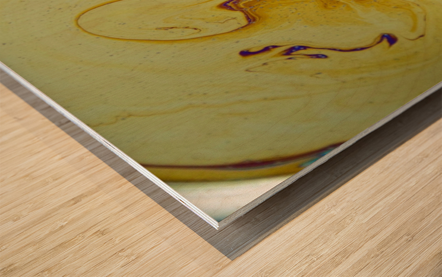 Bubbles Reimagined 64 Wood print