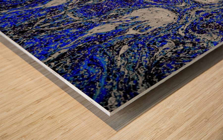 Bubbles Reimagined 42 Wood print