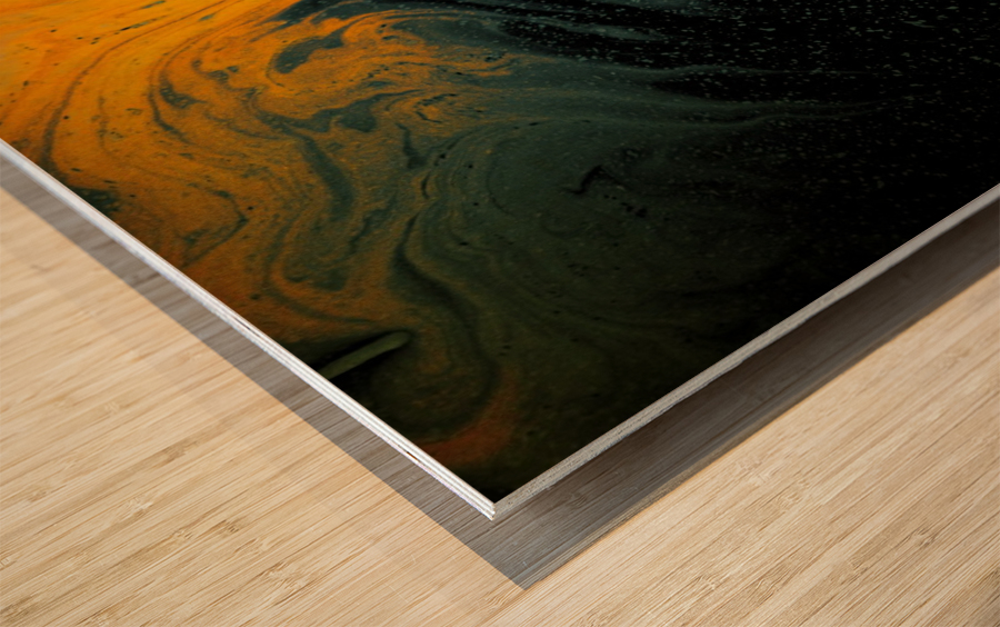 Bubbles Reimagined 10 Wood print