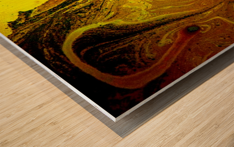 Bubbles Reimagined 8 Wood print
