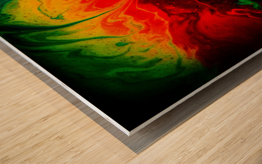 Bubbles Reimagined 1 Wood print