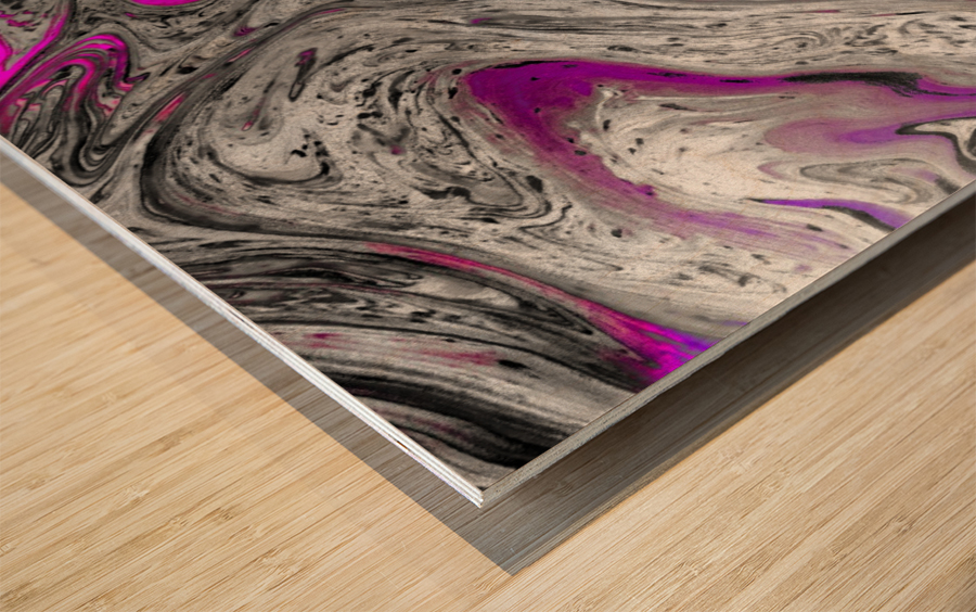 Bubbles Reimagined 90 Wood print