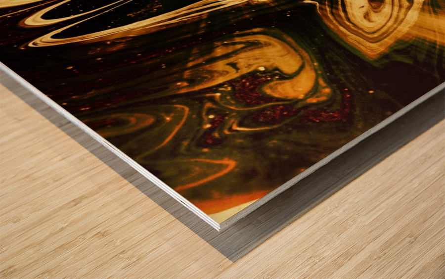 Bubbles Reimagined 88 Wood print