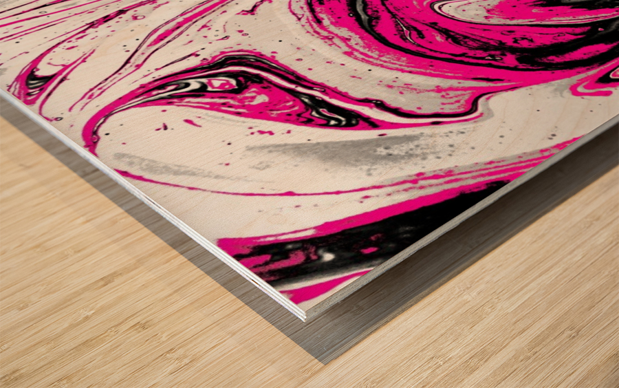 Bubbles Reimagined 78 Wood print