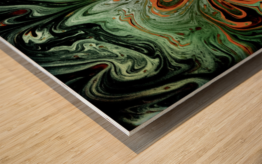 Bubbles Reimagined 71 Wood print