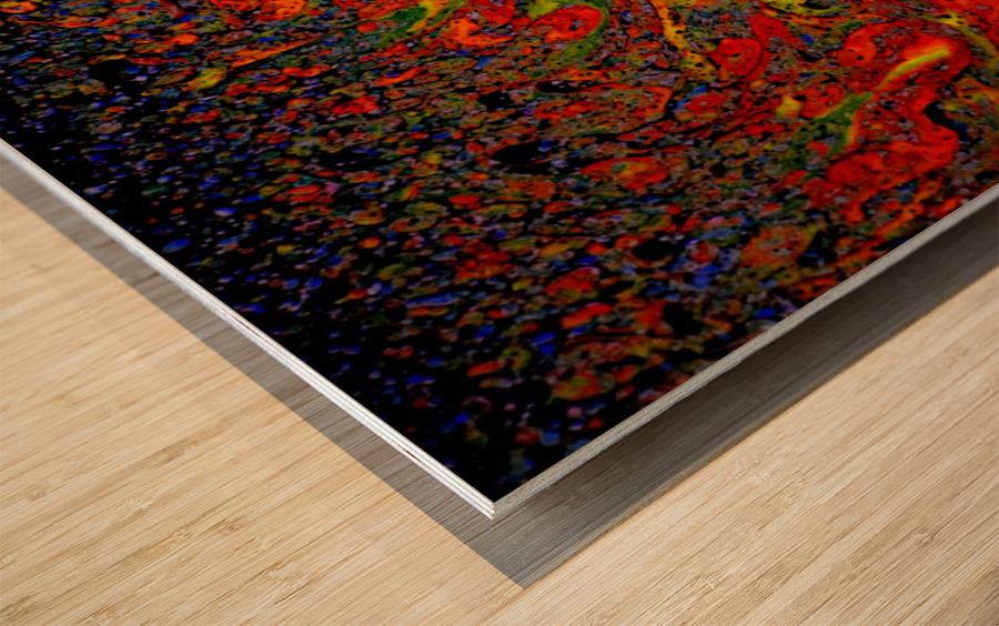 Bubbles Reimagined 67 Wood print