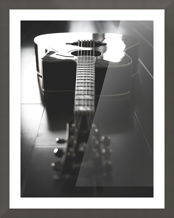 Guitar Perspectives Picture Frame print