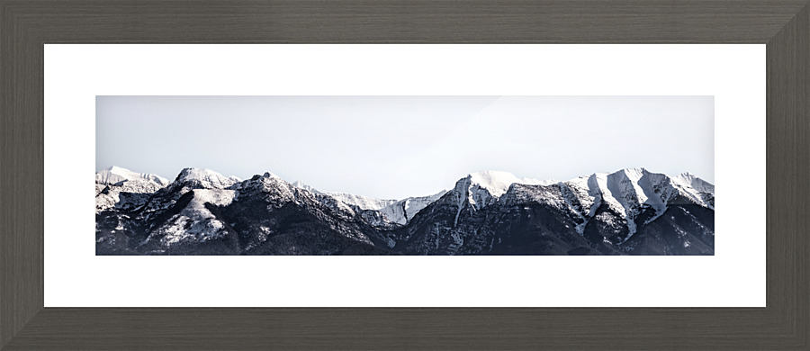 The Missions Panoramic Picture Frame print