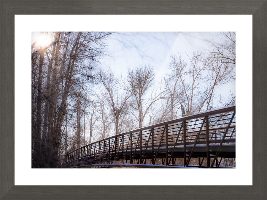 Soft Winter Picture Frame print