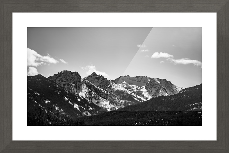 Winter s Run Picture Frame print