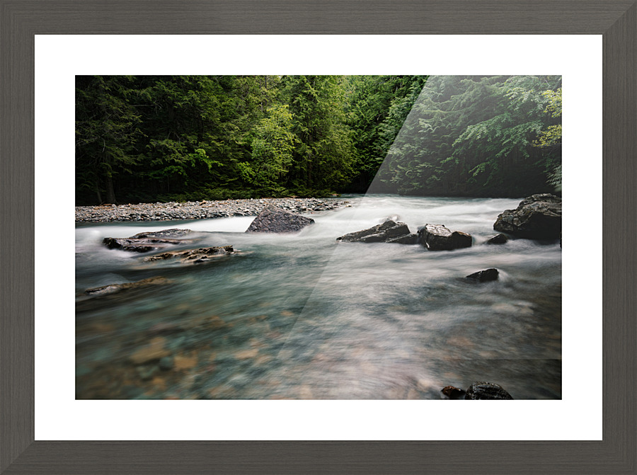 Avalanche Creek Picture Frame print