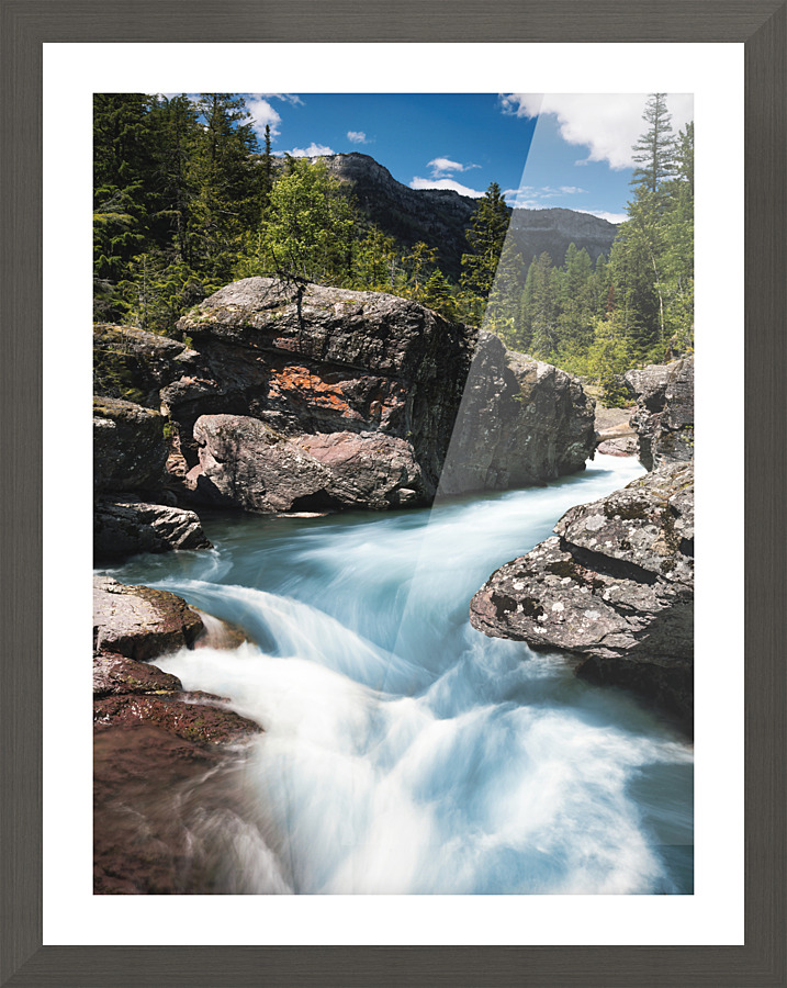 Glacial Picture Frame print