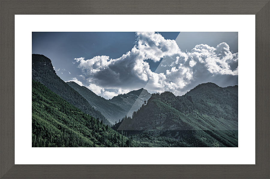 Epic Peaks Picture Frame print