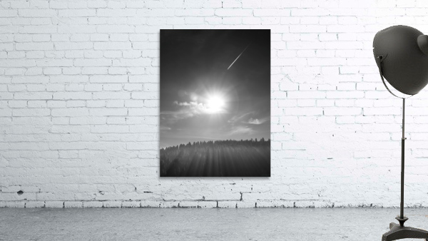 God Rays BW Wall Preview