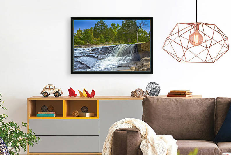 The Falls at Flat Rock by Thomas Vasas