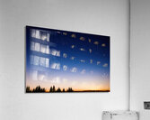 Comet Over Forest Acrylic Print
