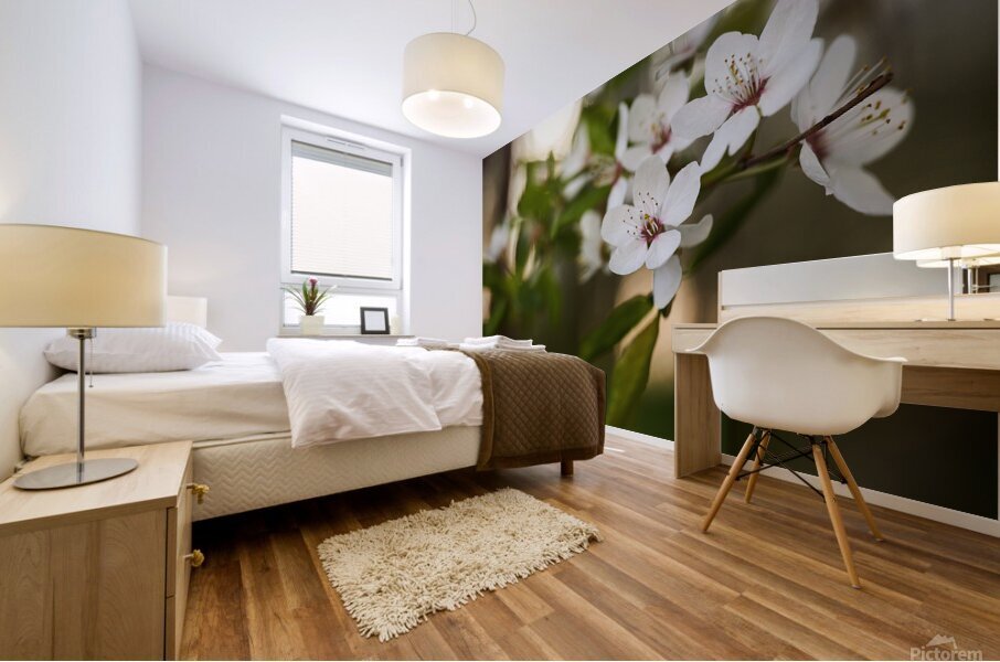 Blossoming Serenity Mural print