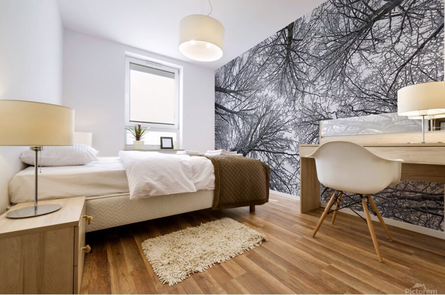Winter Canopy Mural print