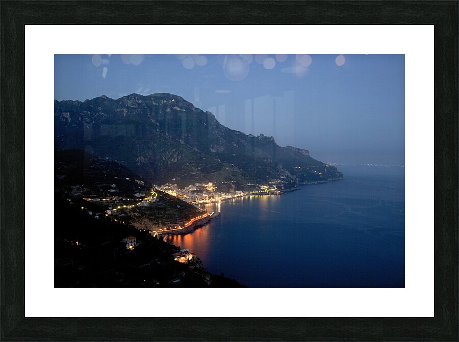 Coastal Nightscape Picture Frame print
