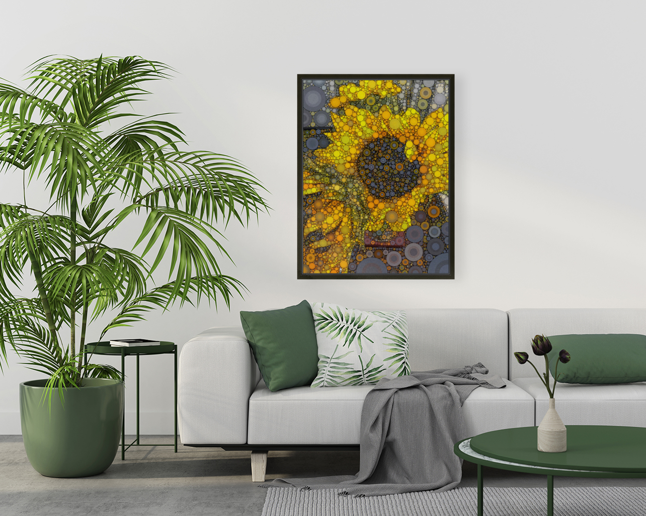 Sunflower Sparkle Reproduction