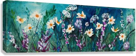 Garden Daisies Canvas Print