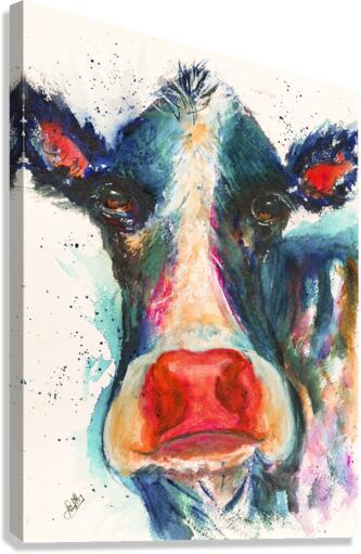Curious Cow Canvas Print