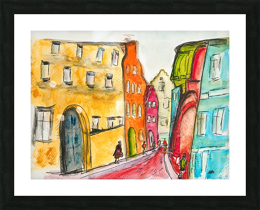 Coppenhagen Abstract Picture Frame print