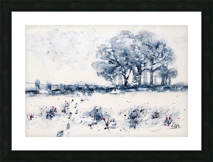 Winter Picture Frame print