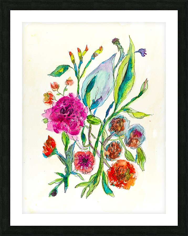 Flowers  Picture Frame print