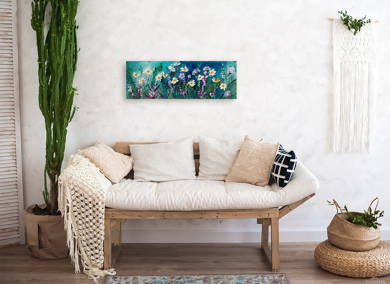 Garden Daisies Reproduction