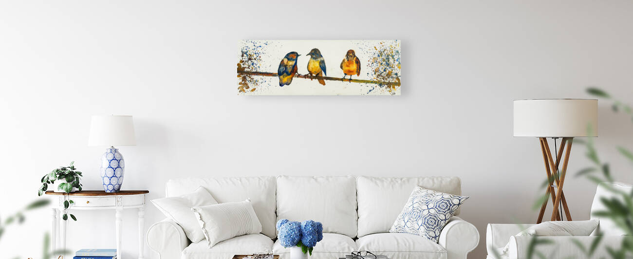 Birds on a Branch by Debbie Arsenault