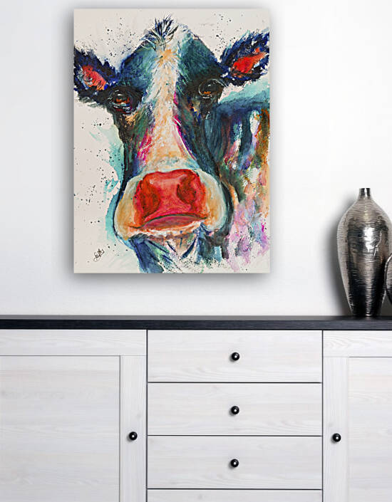 Curious Cow by Debbie Arsenault