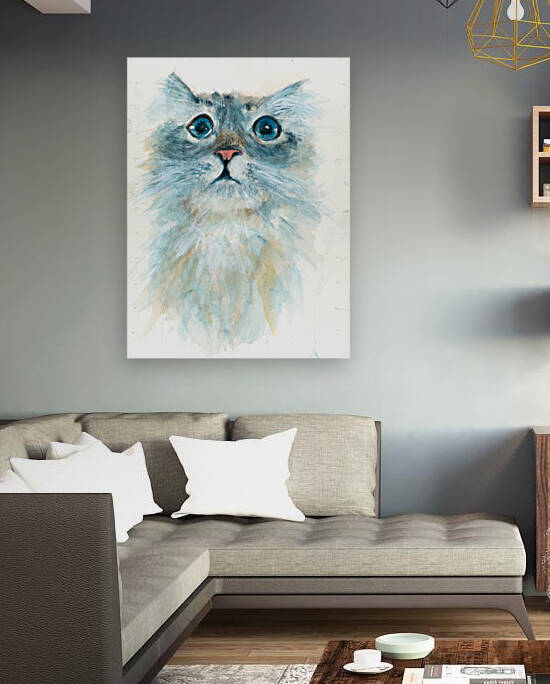 Cat TV Fan by Debbie Arsenault