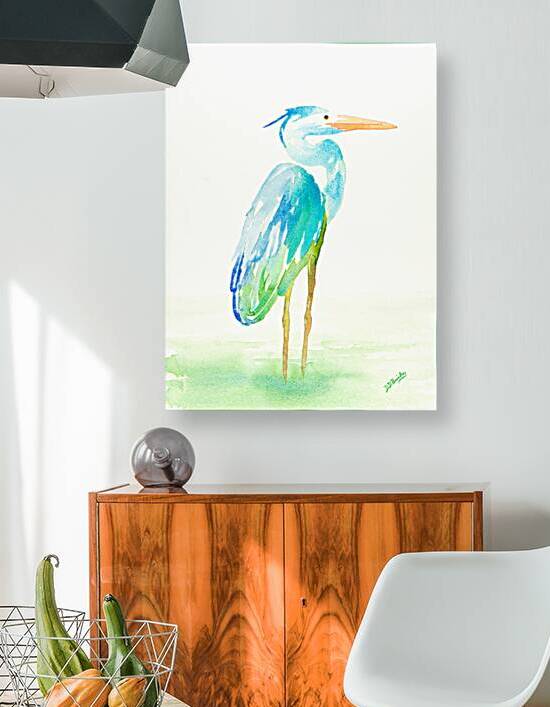 Debbys Blue Heron by Debbie Arsenault