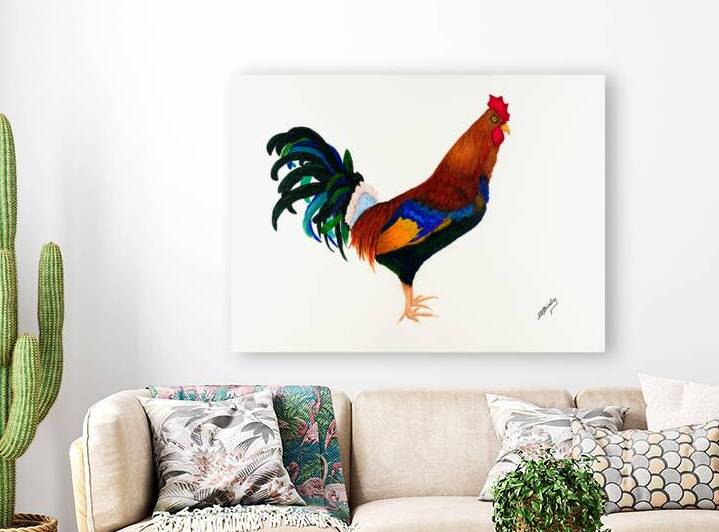 Debbys  Red Rooster by Debbie Arsenault