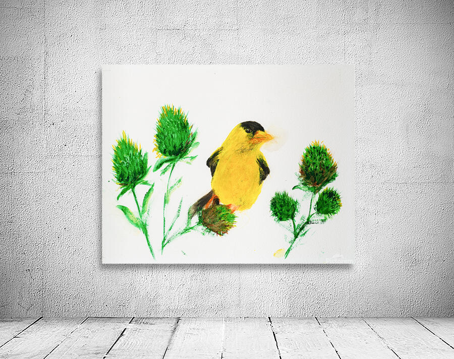 Yellow Finch Wall Preview