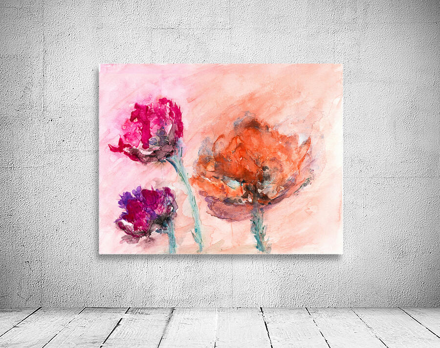 Three flowers Wall Preview