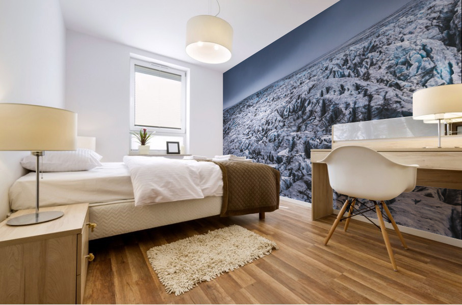 Field of ice Mural print