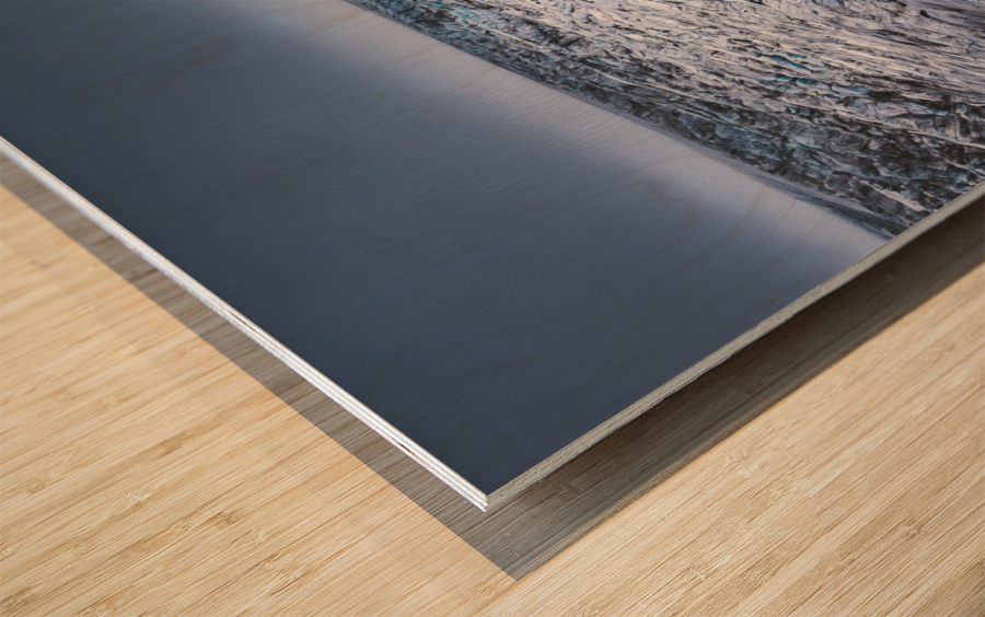 Field of ice Wood print