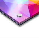 Low poly rainbow abstract Acrylic print
