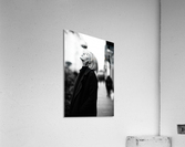 black and white Acrylic Print